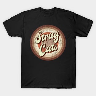 Vintage brown exclusive - stray cats T-Shirt